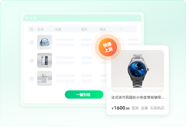 预设产品模板